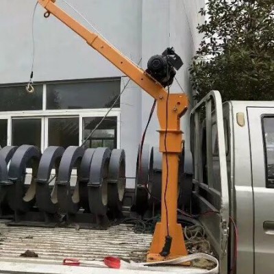 小型随车吊价格-1吨车载小吊机批发-东弘起重