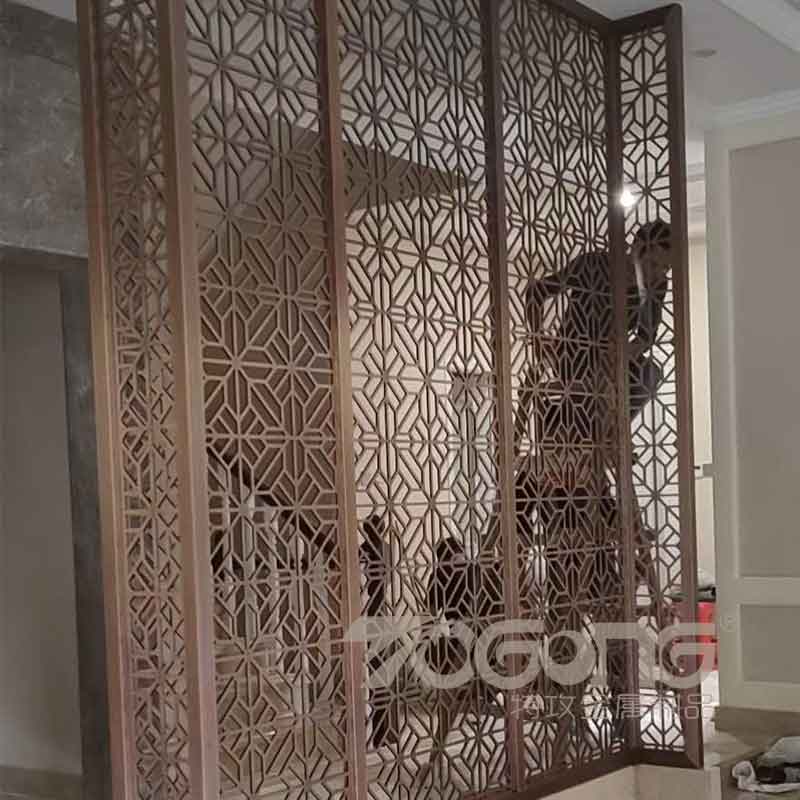 大型不锈钢屏风花格_中式不锈钢屏风定制_佛山不锈钢屏风厂家