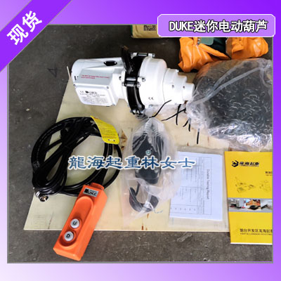 DU-901迷你电动葫芦,台湾DUKE,建筑工地用电动葫芦