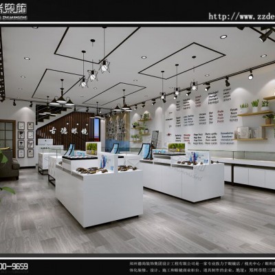 以眼镜展柜衡量产品品质，以产品检验德尚的品牌。