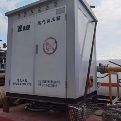 出售1000方管道气燃气调压箱，双路调压，进气2-4公斤