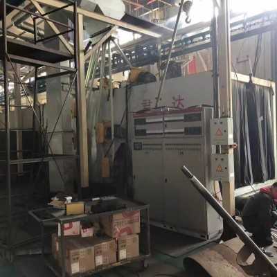 通过式抛丸机是钢管、钢板结构、钢瓶等型钢的抛丸清理
