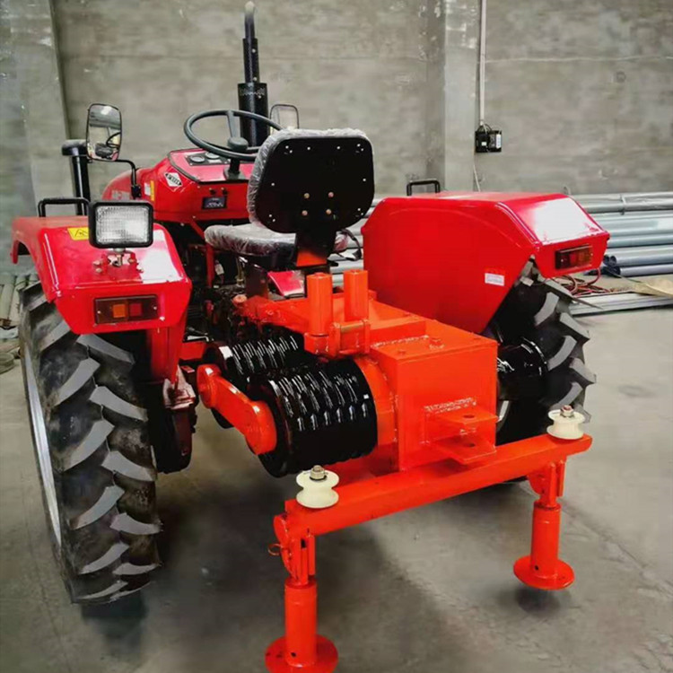 四轮牵引机10T15T绞磨电缆牵引机放线车拖拉机绞磨