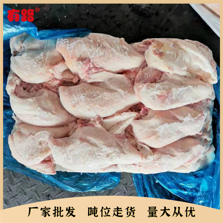 冷冻公鸡大胸批发500天左右的老鸡分割产品山东厂家生产销售