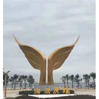 商业街不锈钢抽象雕塑 步行街不锈钢抽象雕塑摆件