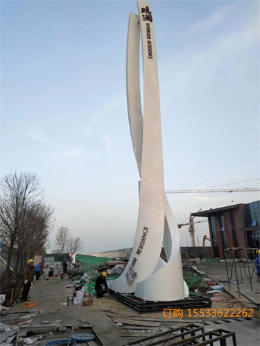 商场不锈钢抽象雕塑 企业广场不锈钢抽象雕塑摆件