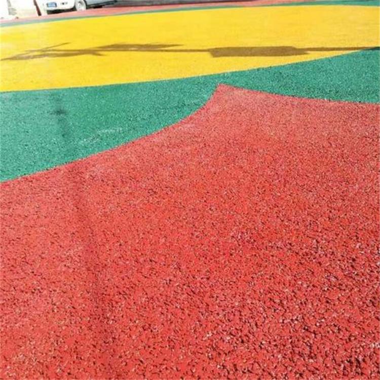 广安市彩色透水混凝土 压模地坪 透水混凝土路面