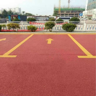 成都市 彩色透水混凝土增强剂 压模地坪 透水砼