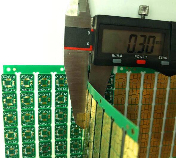 超薄PCB电路板/0.3MM双面板/深圳超薄板生产厂家
