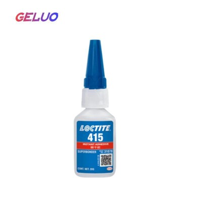 乐泰loctite415瞬干胶高粘度金属粘接快干胶透明液体胶