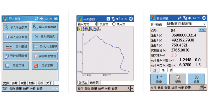 TMF/TMF OB隧通隧道现场测量与分析软件