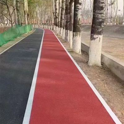 苏州昆山玉山镇小区及厂区沥青路面改色